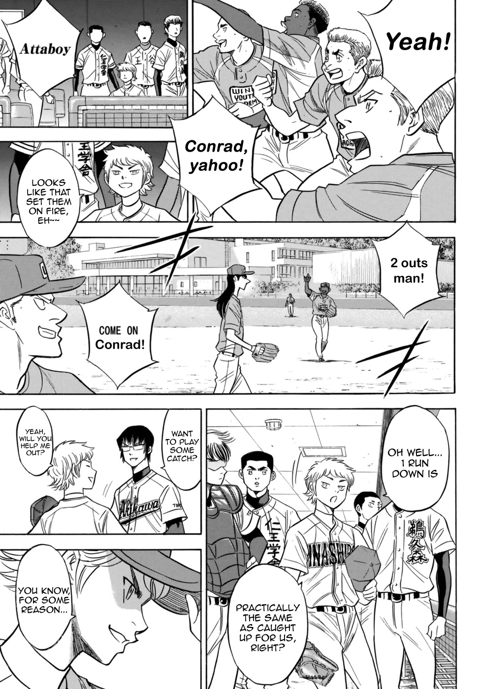 Daiya no A - Act II Chapter 113 page 19 - Chapter 113: How the Invincible Think