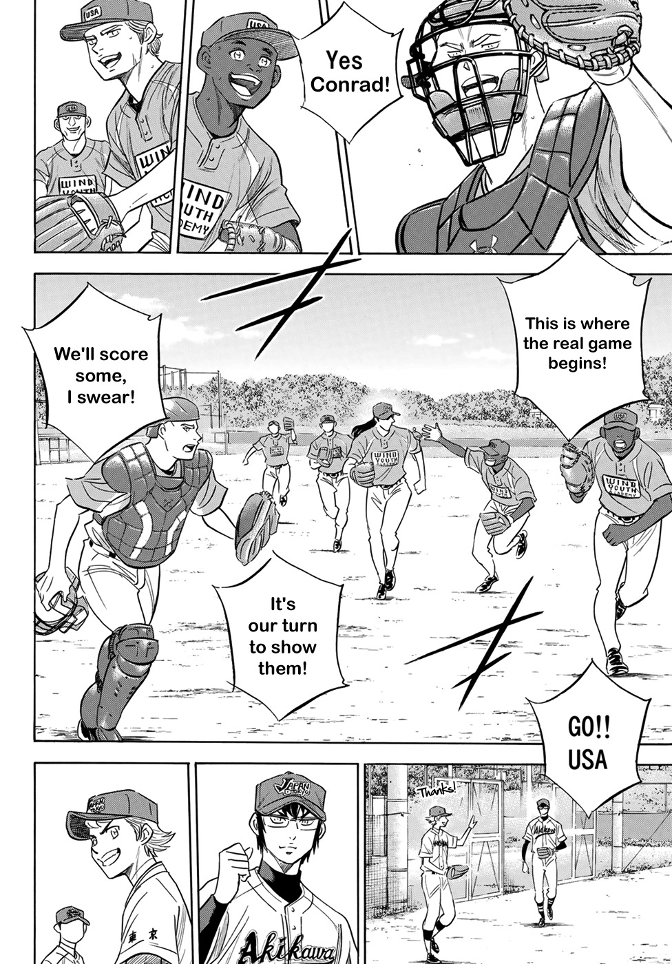 Daiya no A - Act II Chapter 114 page 13 - Chapter 114: Baseball Kids