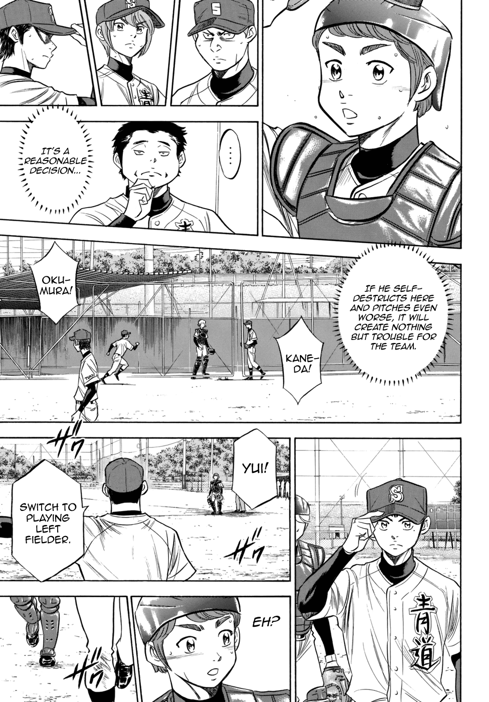 Daiya no A - Act II Chapter 117 page 19 - Chapter 117: This Is Where He Stands