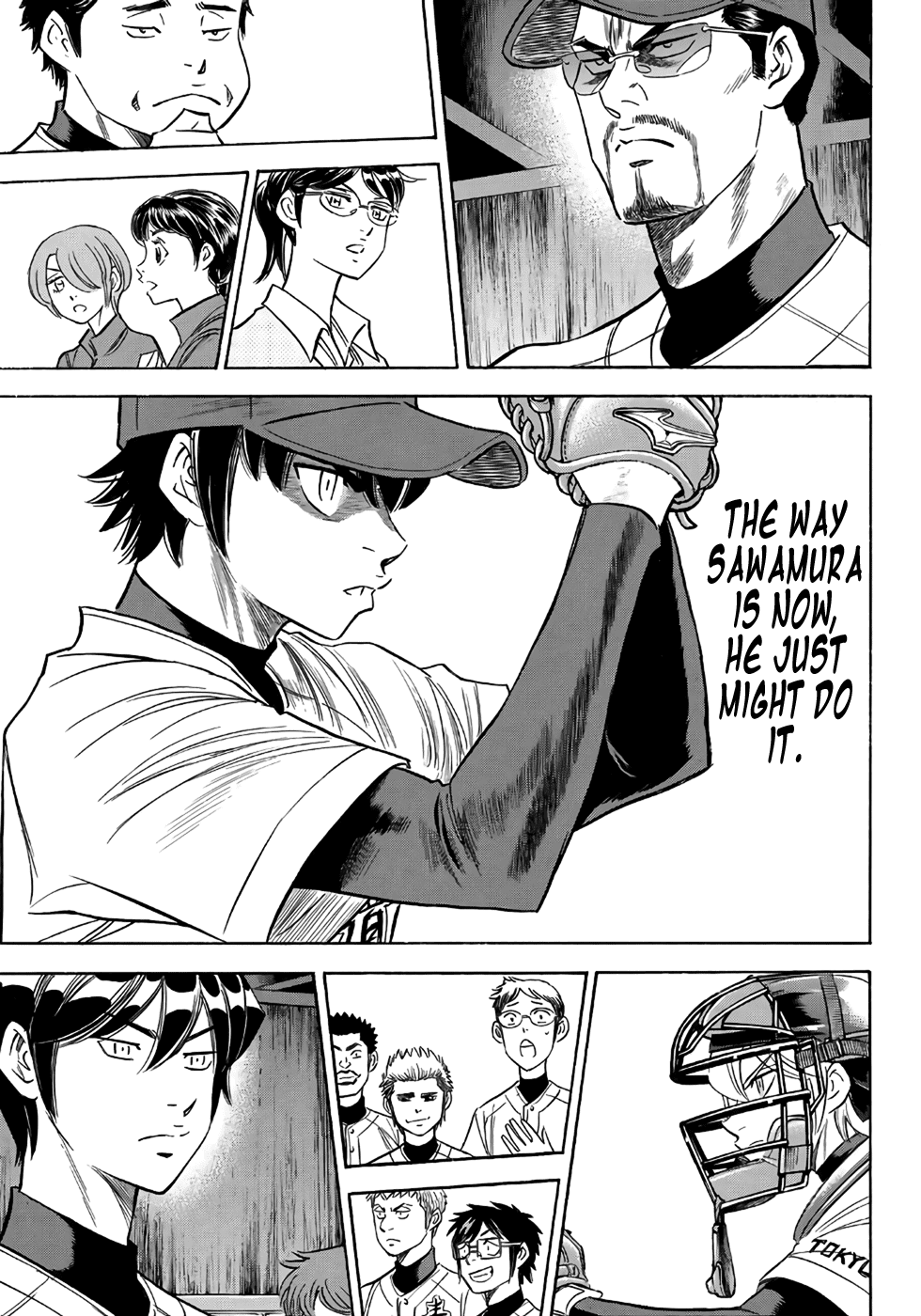 Daiya no A - Act II Chapter 121 page 10 - Chapter 121: The Southpaw With Moving Pitches