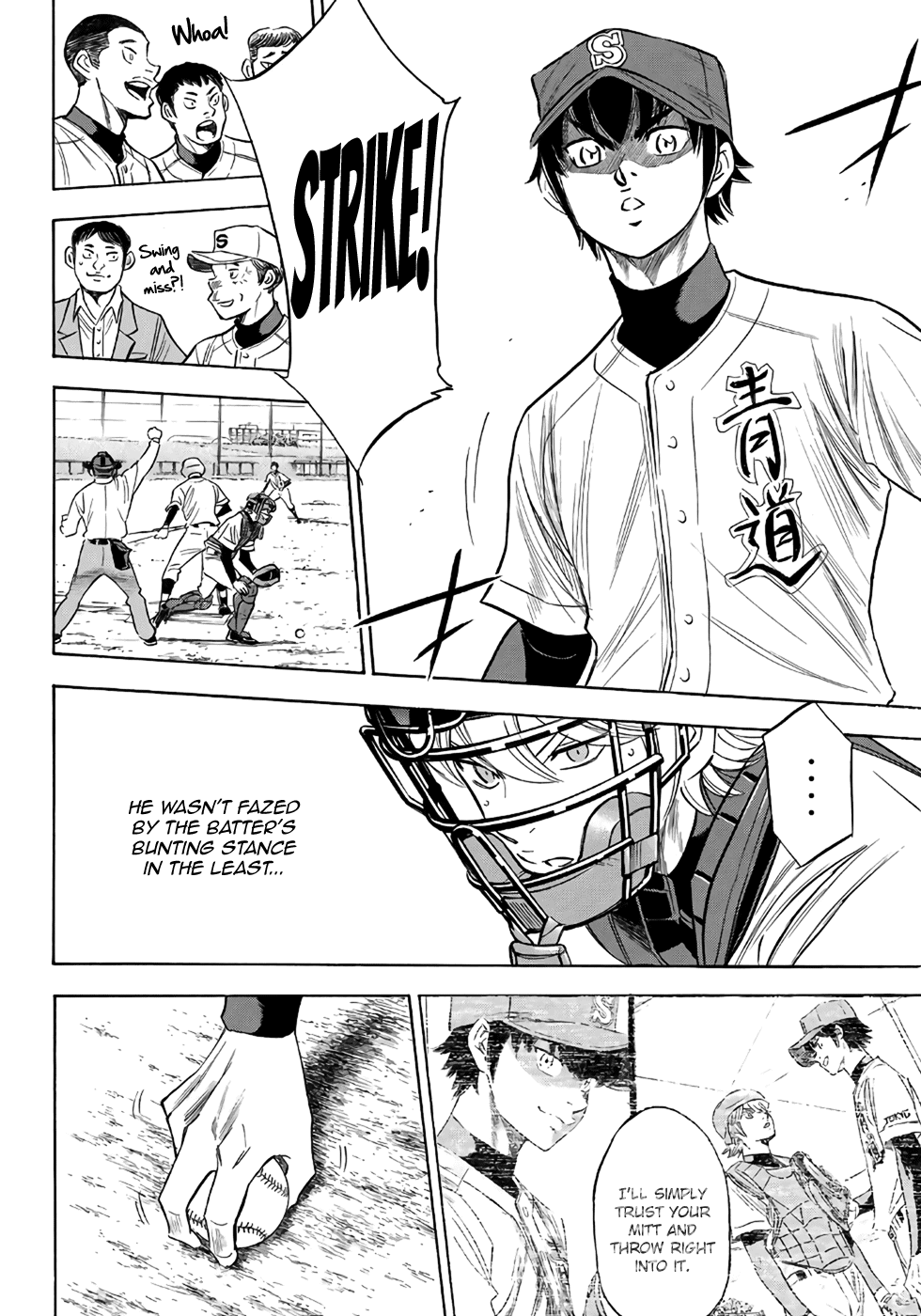 Daiya no A - Act II Chapter 121 page 13 - Chapter 121: The Southpaw With Moving Pitches