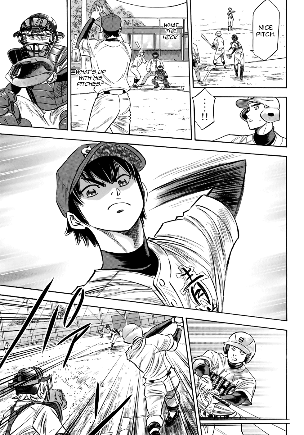 Daiya no A - Act II Chapter 121 page 14 - Chapter 121: The Southpaw With Moving Pitches