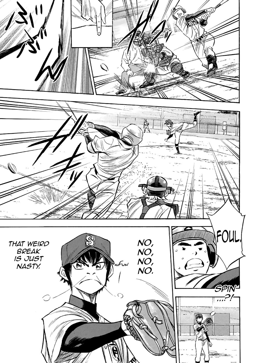 Daiya no A - Act II Chapter 121 page 18 - Chapter 121: The Southpaw With Moving Pitches