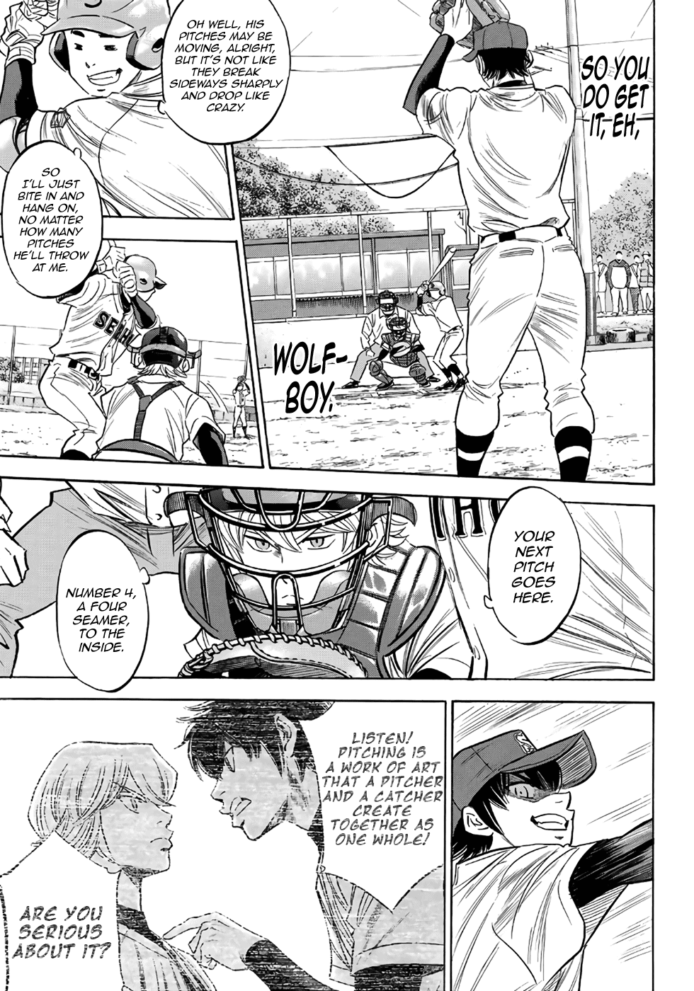 Daiya no A - Act II Chapter 121 page 20 - Chapter 121: The Southpaw With Moving Pitches