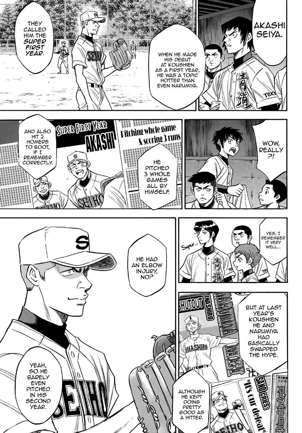 Daiya no A - Act II Chapter 122 page 7 - Chapter 122: The Super First Year