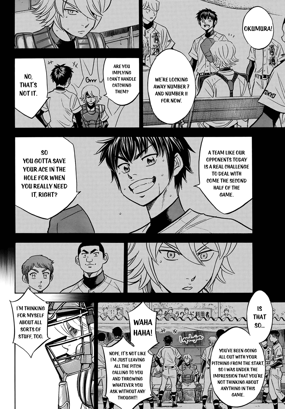 Daiya no A - Act II Chapter 123 page 14 - Chapter 123: Sign Exchange