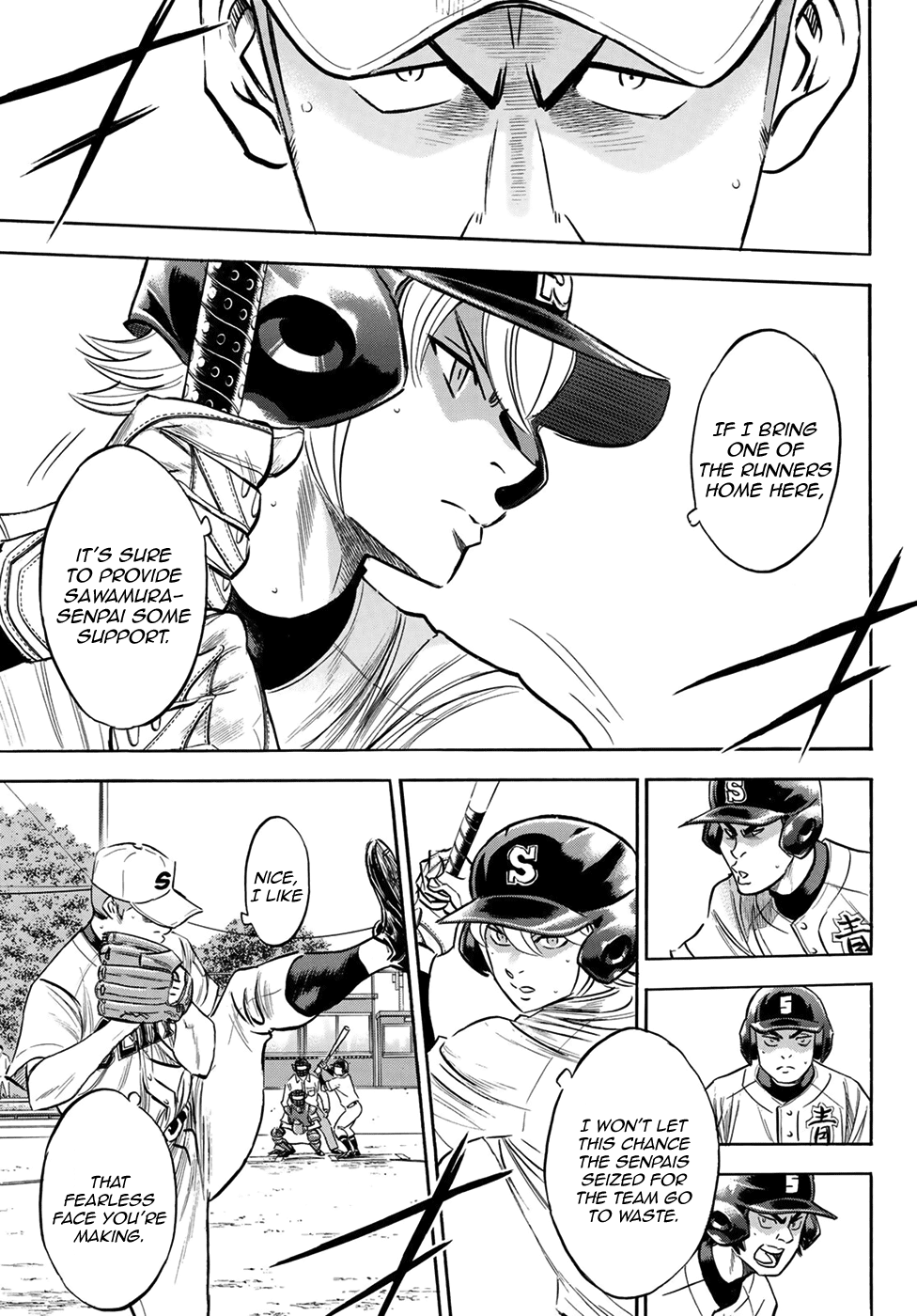 Daiya no A - Act II Chapter 124 page 15 - Chapter 124: Face