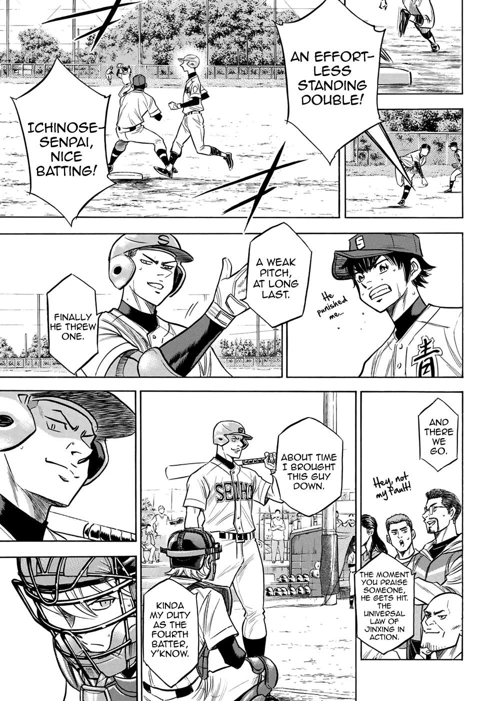 Daiya no A - Act II Chapter 125 page 11 - Chapter 125: Blind Turd of a Base Coach