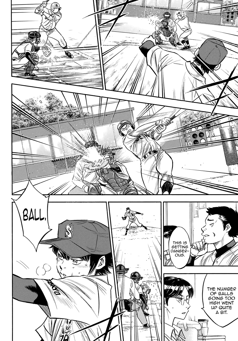Daiya no A - Act II Chapter 125 page 12 - Chapter 125: Blind Turd of a Base Coach
