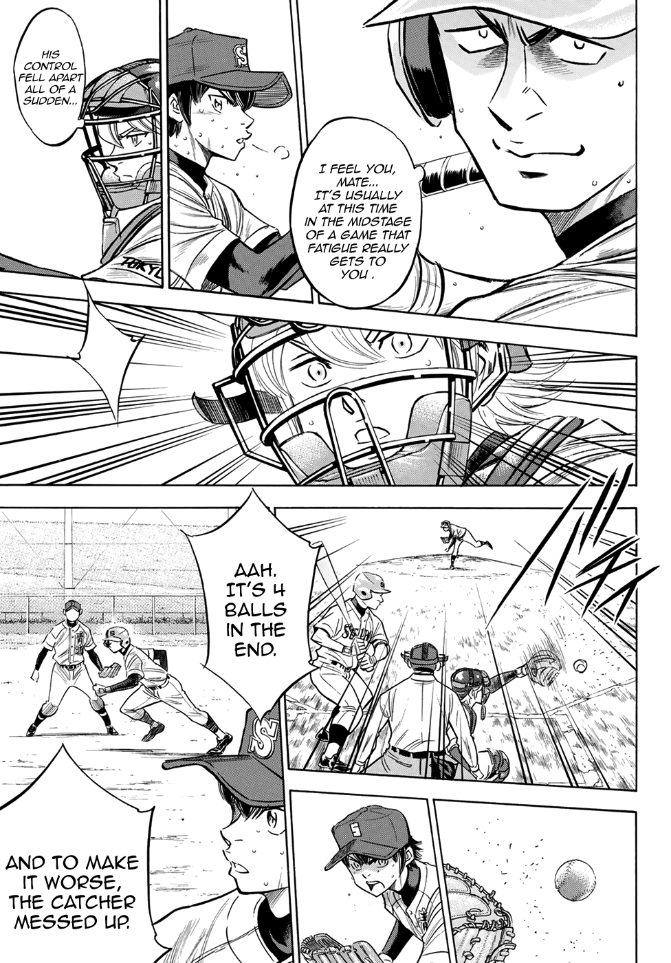 Daiya no A - Act II Chapter 125 page 13 - Chapter 125: Blind Turd of a Base Coach