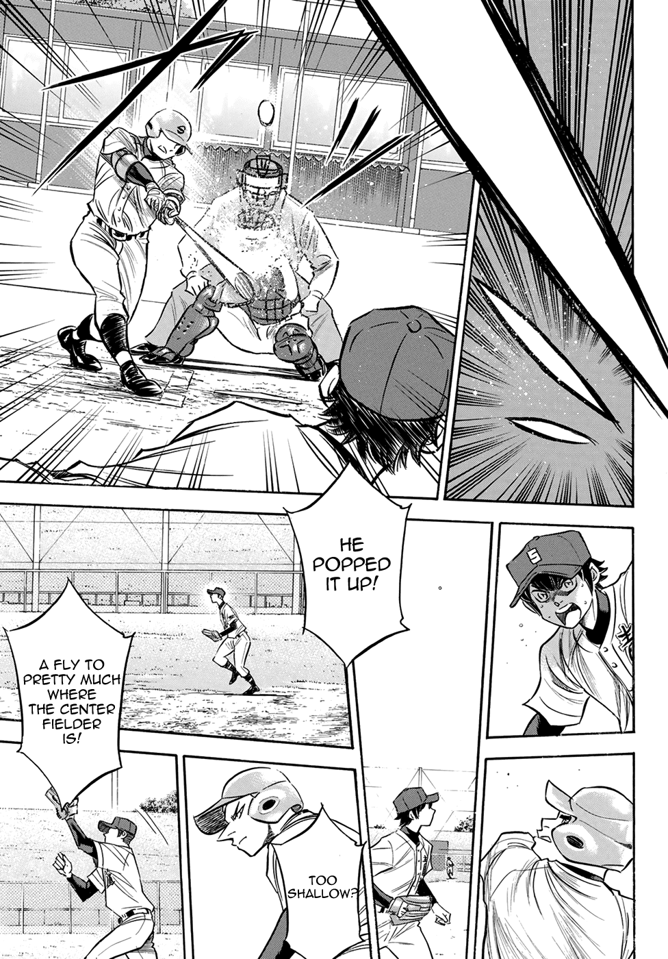 Daiya no A - Act II Chapter 125 page 17 - Chapter 125: Blind Turd of a Base Coach