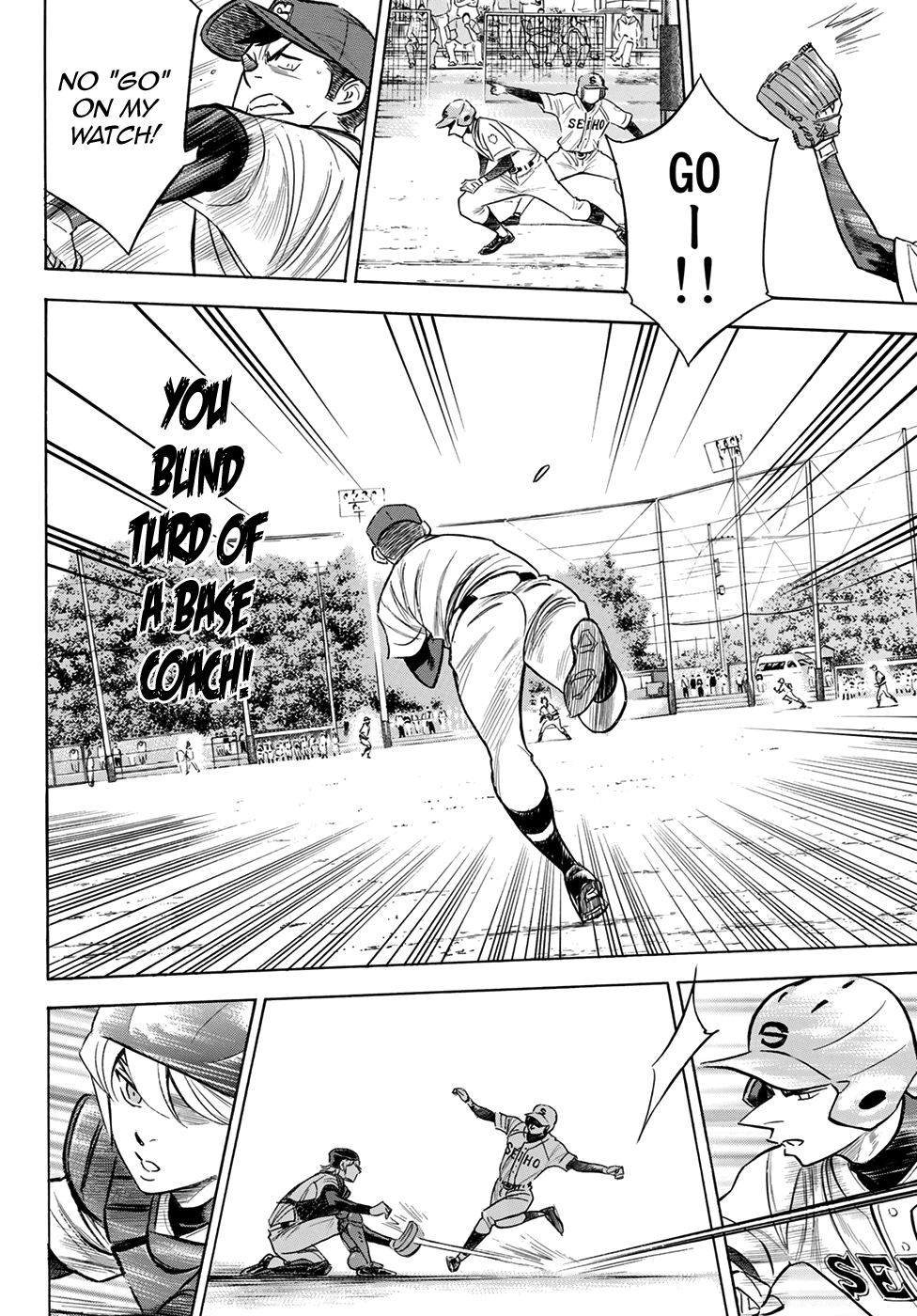 Daiya no A - Act II Chapter 125 page 18 - Chapter 125: Blind Turd of a Base Coach