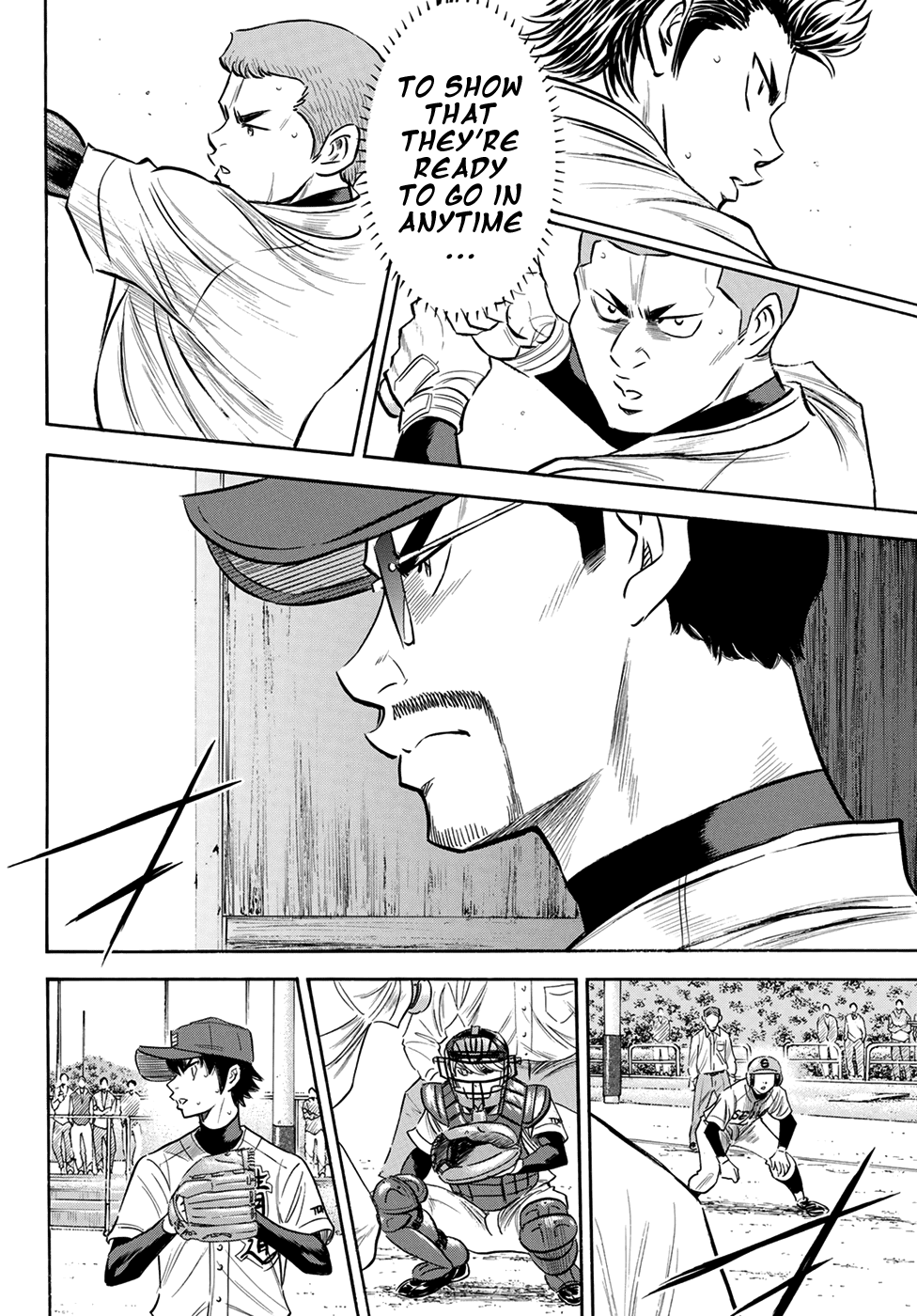 Daiya no A - Act II Chapter 125 page 4 - Chapter 125: Blind Turd of a Base Coach