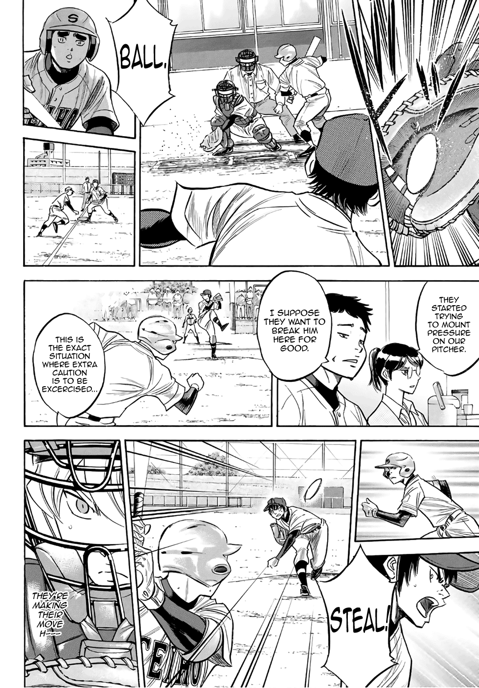 Daiya no A - Act II Chapter 127 page 14 - Chapter 127: In the Same Boat