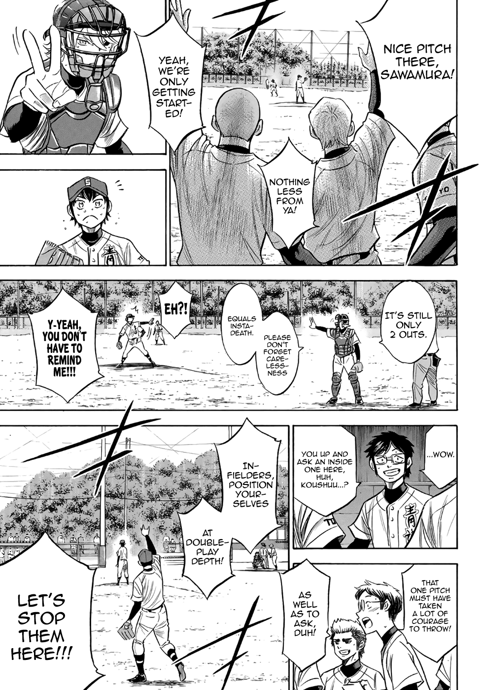 Daiya no A - Act II Chapter 128 page 11 - Chapter 128: Strike Back