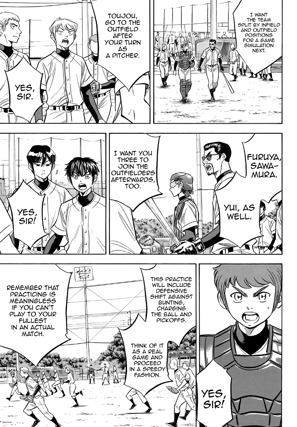 Daiya no A - Act II Chapter 135 page 11 - Chapter 135: Rabbit vs Turtle