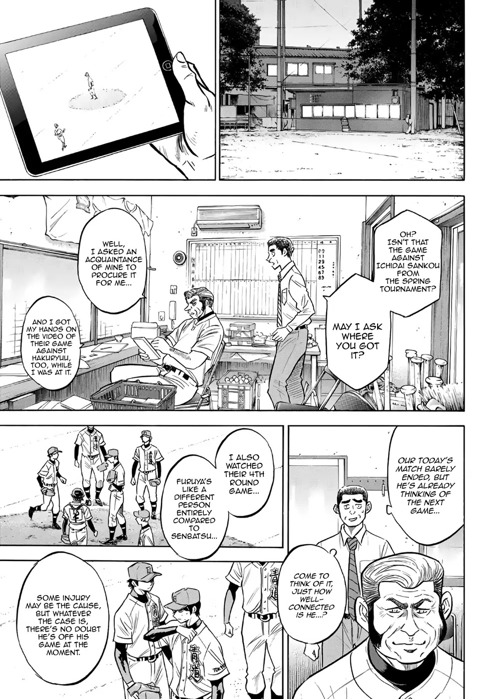 Daiya no A - Act II Chapter 145 page 11 - Chapter 145: Pep-Talk