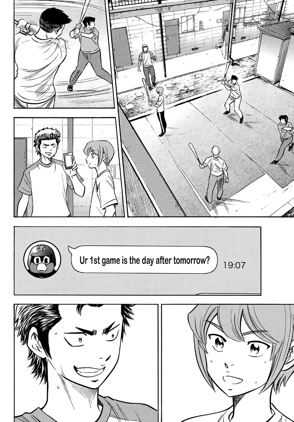 Daiya no A - Act II Chapter 145 page 14 - Chapter 145: Pep-Talk