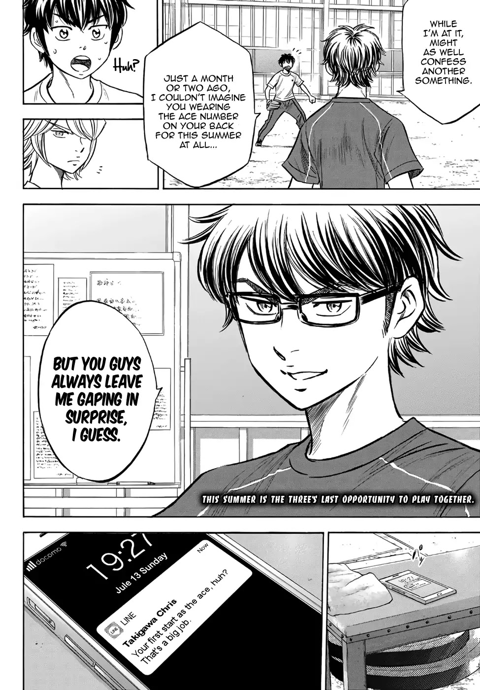 Daiya no A - Act II Chapter 145 page 20 - Chapter 145: Pep-Talk