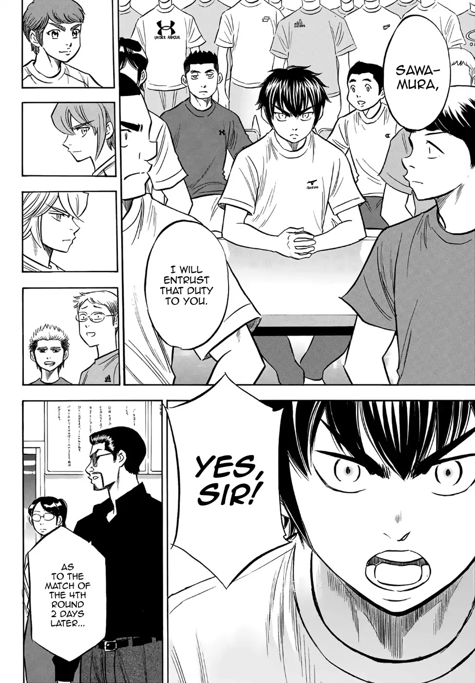 Daiya no A - Act II Chapter 145 page 6 - Chapter 145: Pep-Talk