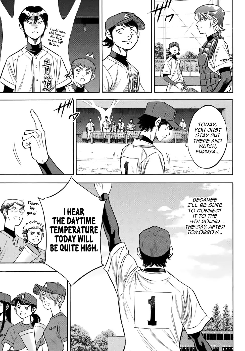 Daiya no A - Act II Chapter 147 page 10 - Chapter 147: Passionately