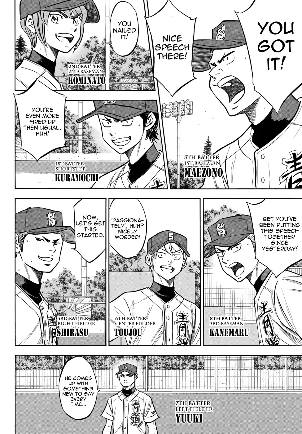 Daiya no A - Act II Chapter 147 page 12 - Chapter 147: Passionately