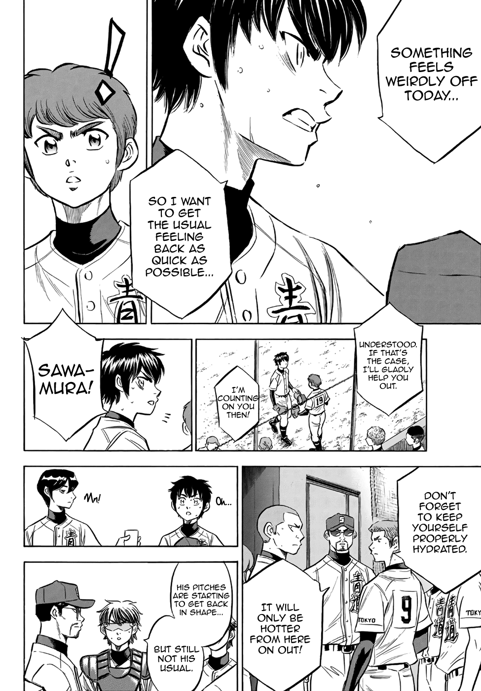 Daiya no A - Act II Chapter 150 page 11 - Chapter 150: The Nabe Check