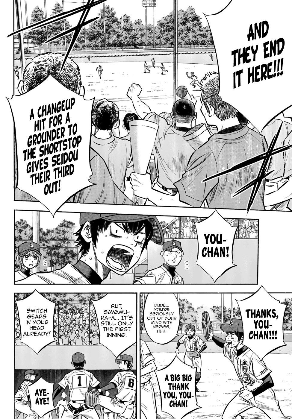 Daiya no A - Act II Chapter 150 page 9 - Chapter 150: The Nabe Check