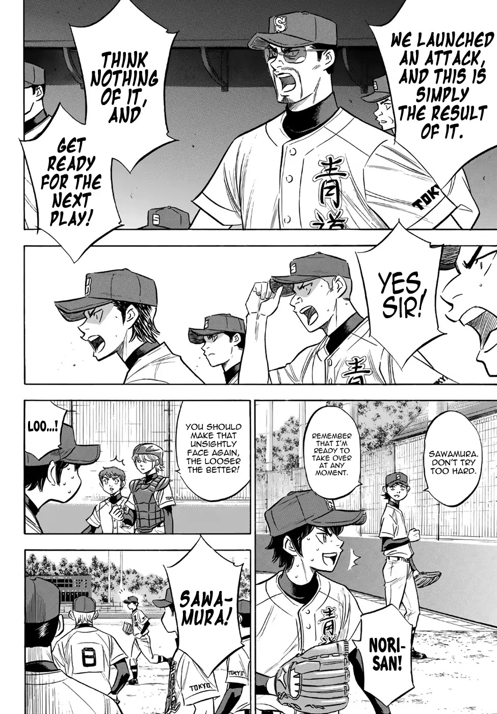 Daiya no A - Act II Chapter 151 page 18 - Chapter 151: The Same Pitch