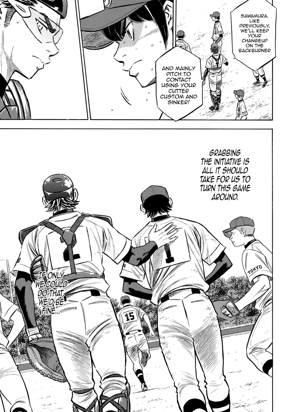 Daiya no A - Act II Chapter 153 page 15 - Chapter 153: Precautions