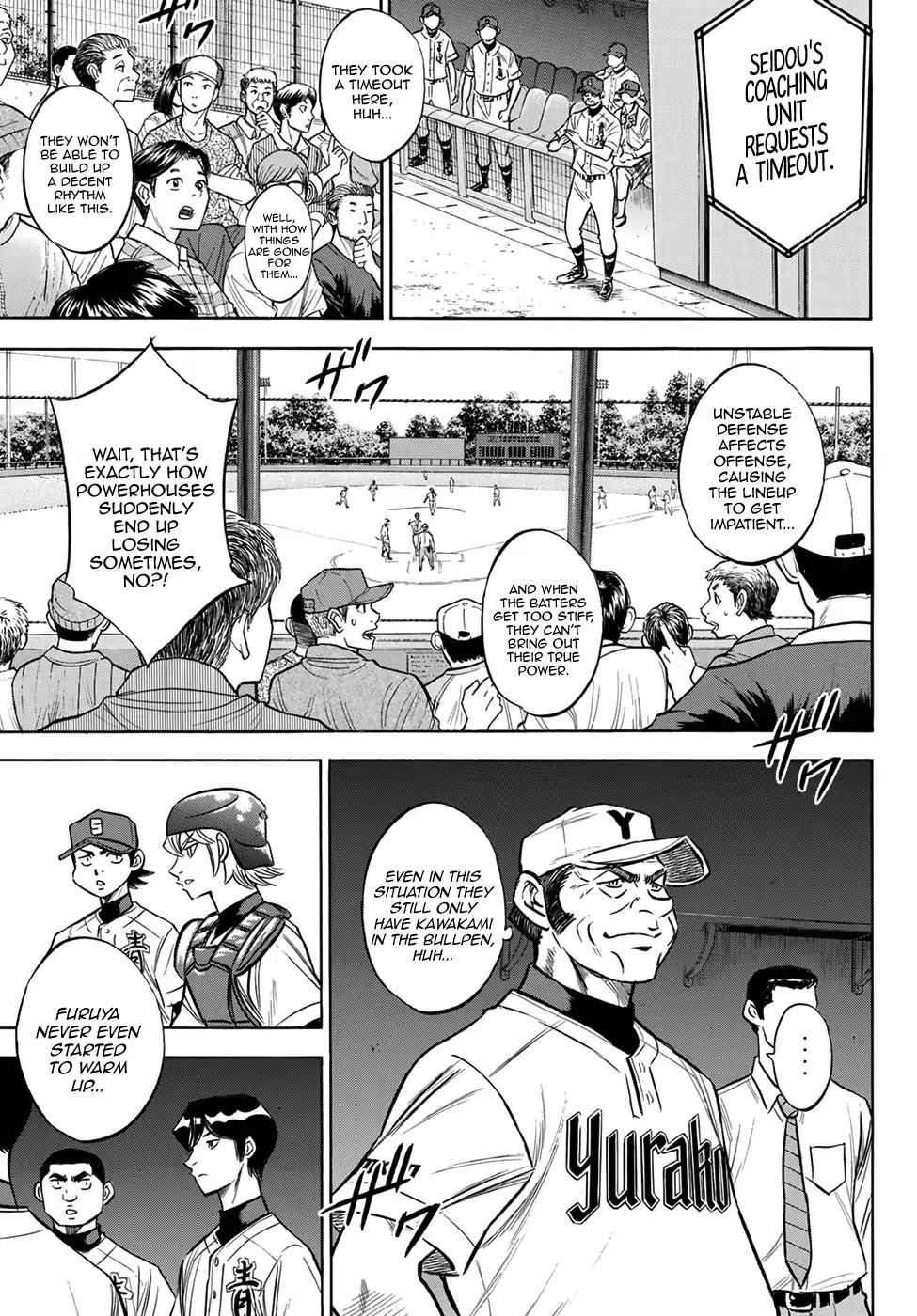 Daiya no A - Act II Chapter 153 page 18 - Chapter 153: Precautions
