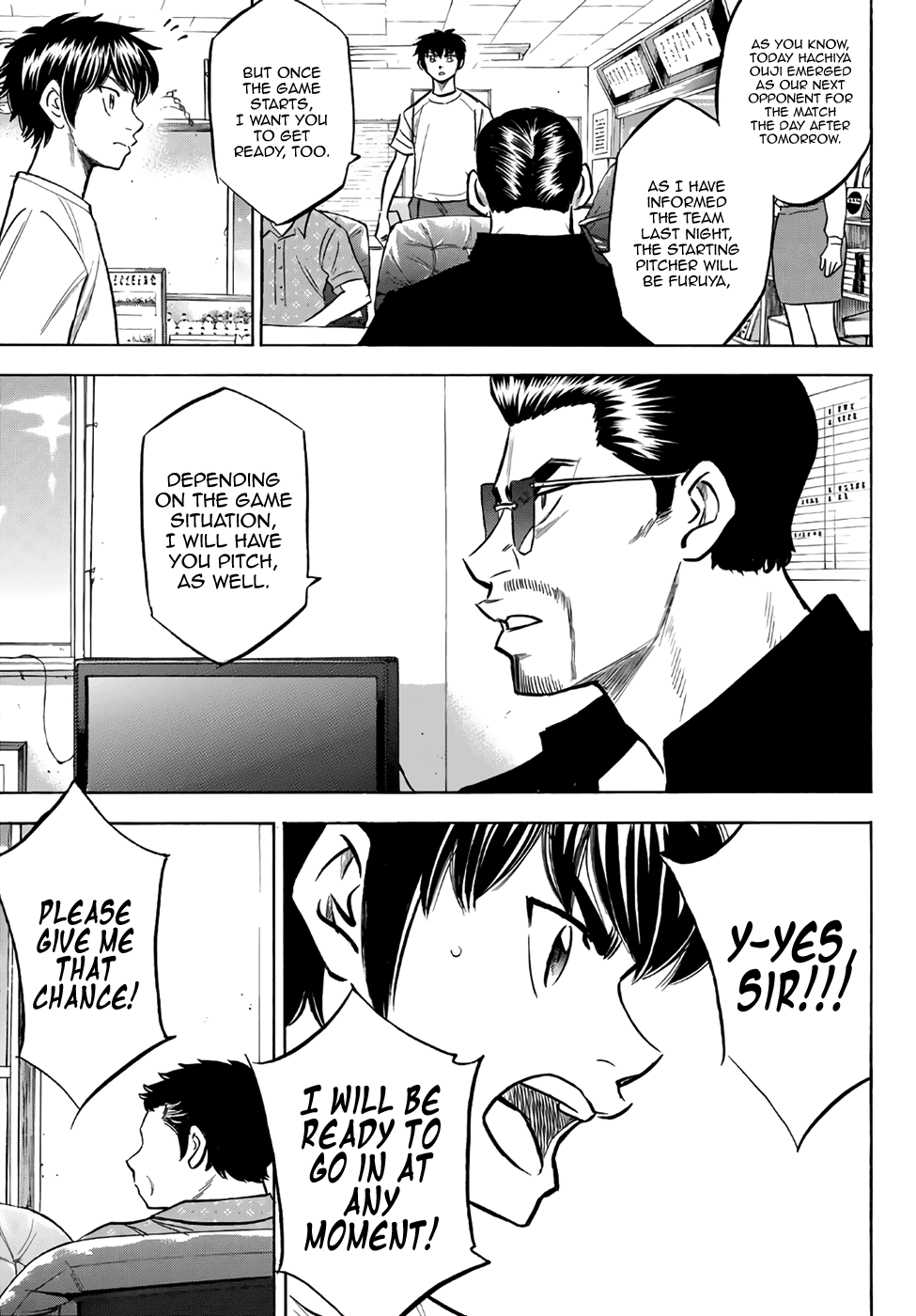 Daiya no A - Act II Chapter 159 page 9 - Chapter 159: So Long as the Team Keeps Winning