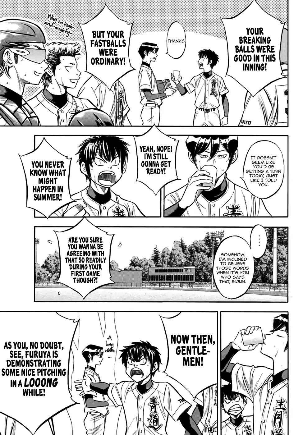 Daiya no A - Act II Chapter 163 page 11 - Chapter 163: Footloose
