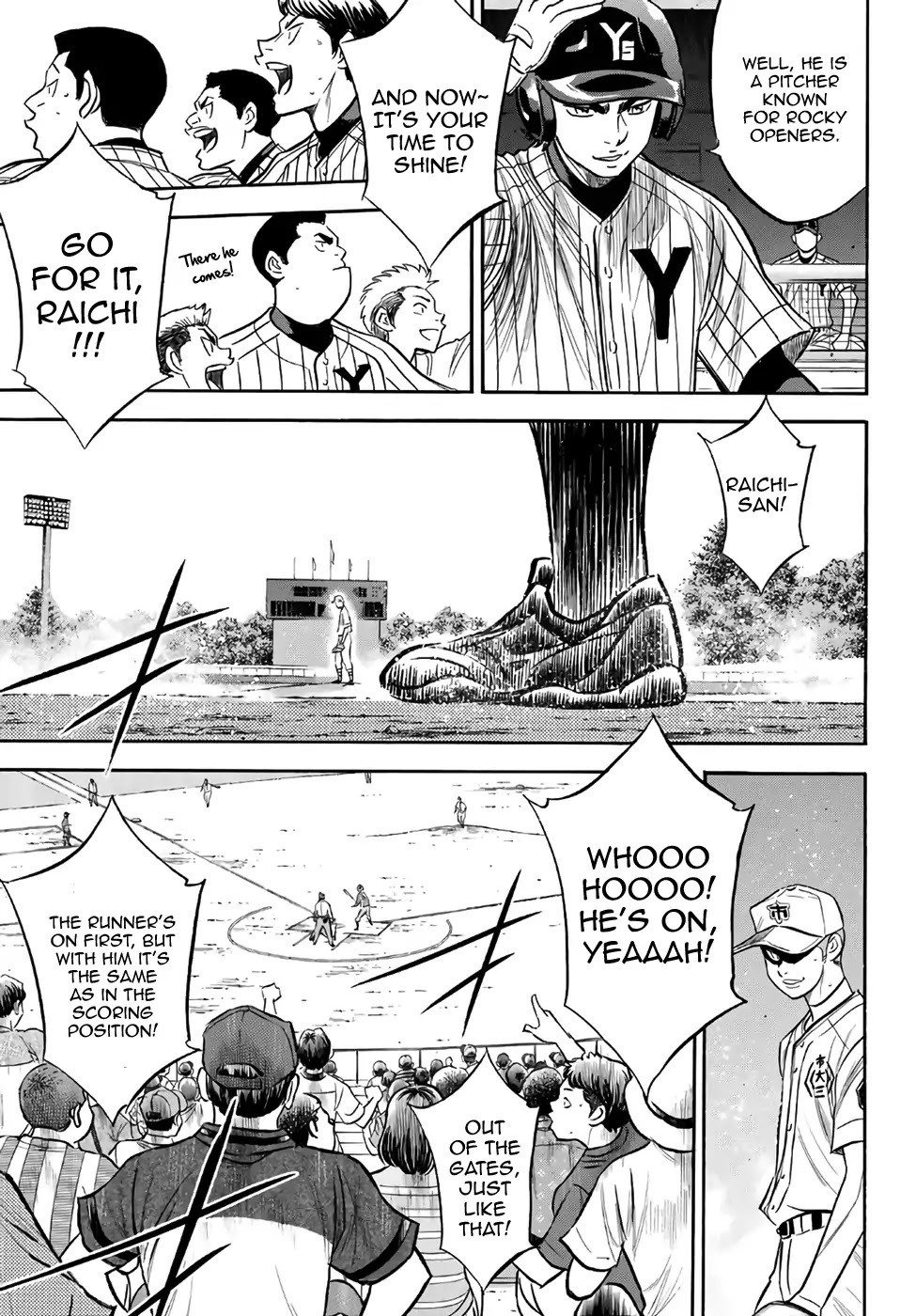 Daiya no A - Act II Chapter 172 page 11 - Chapter 172: The Batting Monkey and the Genius Boy