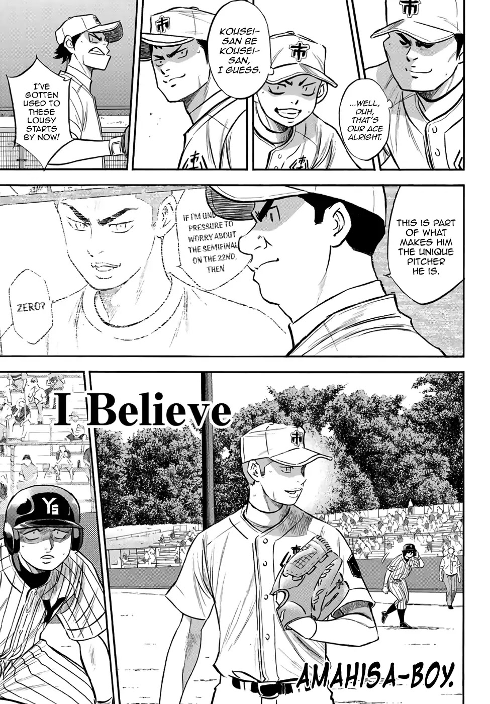 Daiya no A - Act II Chapter 172 page 13 - Chapter 172: The Batting Monkey and the Genius Boy
