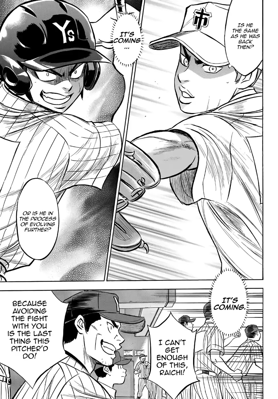 Daiya no A - Act II Chapter 172 page 15 - Chapter 172: The Batting Monkey and the Genius Boy