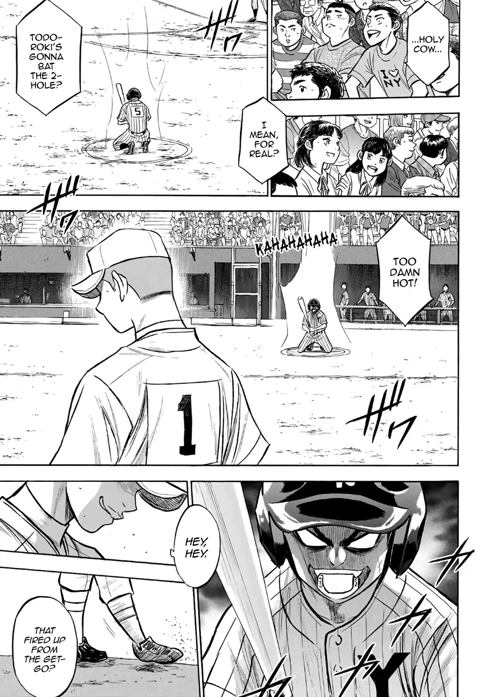 Daiya no A - Act II Chapter 172 page 5 - Chapter 172: The Batting Monkey and the Genius Boy