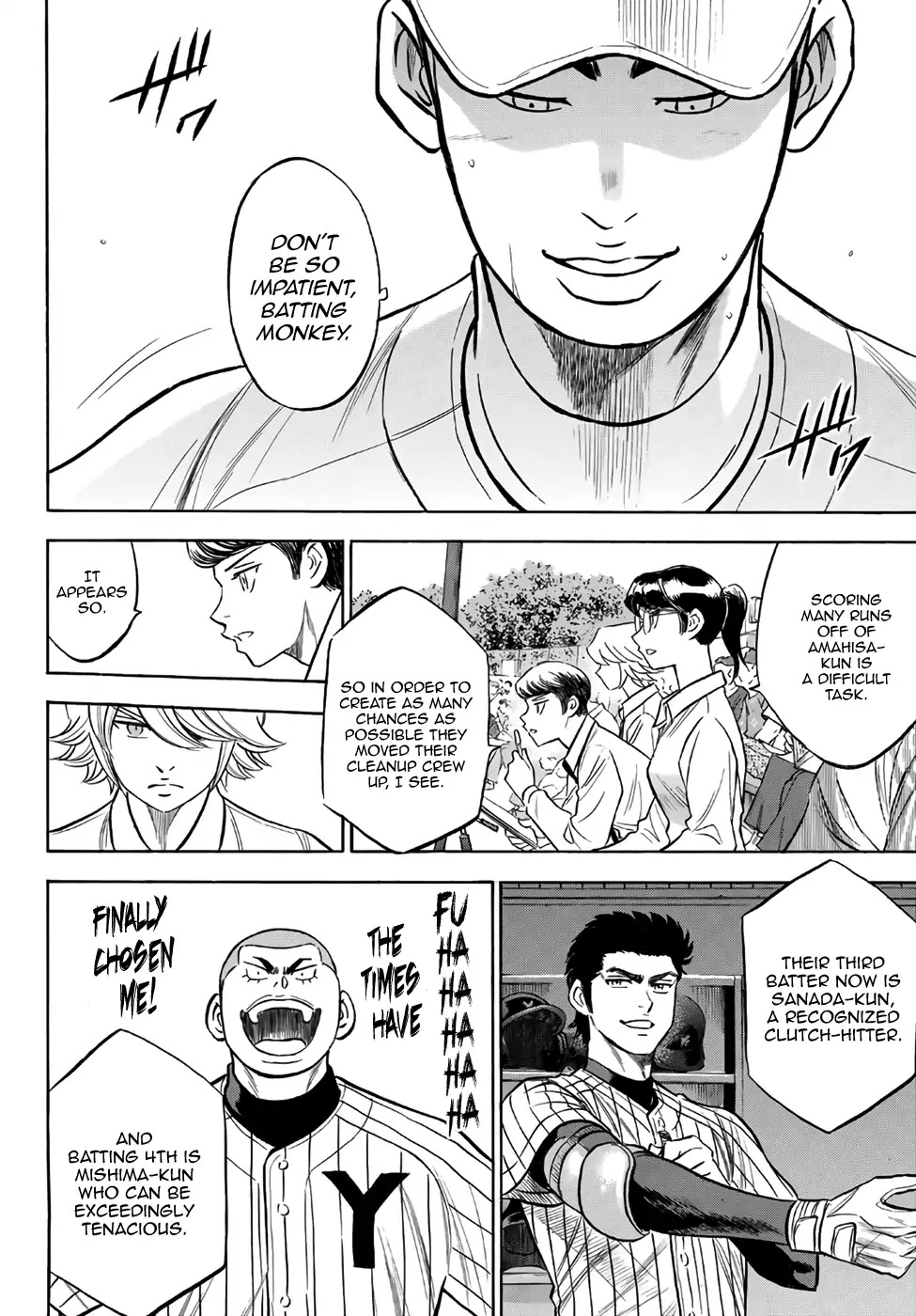 Daiya no A - Act II Chapter 172 page 6 - Chapter 172: The Batting Monkey and the Genius Boy