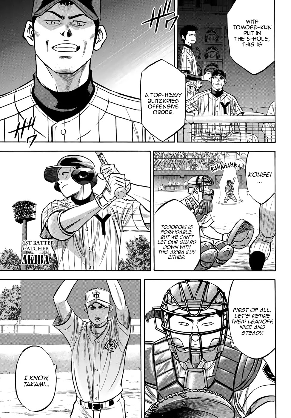 Daiya no A - Act II Chapter 172 page 7 - Chapter 172: The Batting Monkey and the Genius Boy