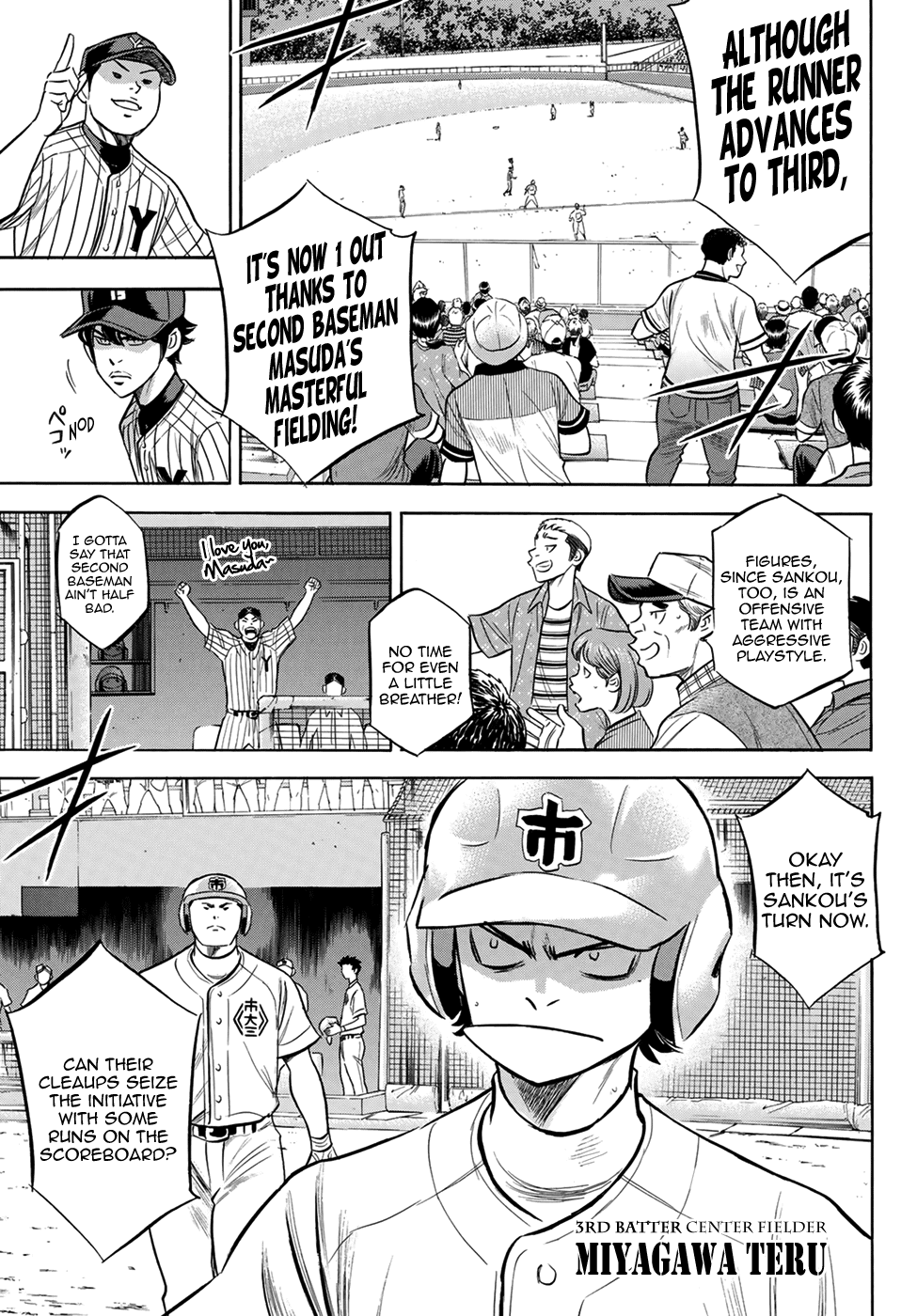 Daiya no A - Act II Chapter 174 page 9 - Chapter 174: Yakushi's Weaknesses