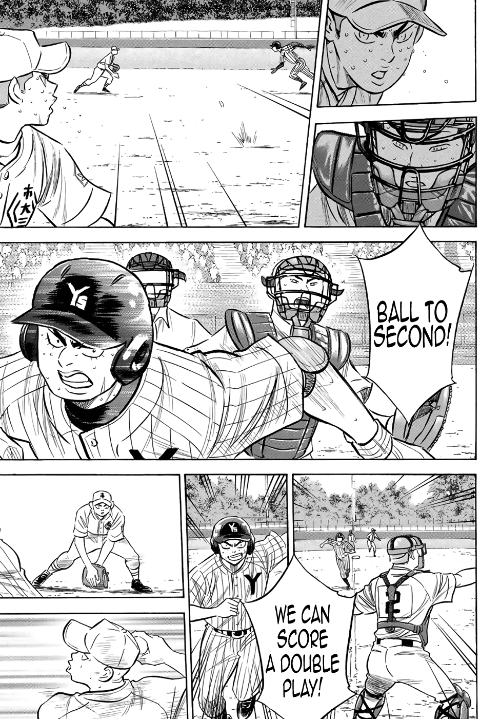 Daiya no A - Act II Chapter 183 page 15 - Chapter 183: The Fourth Batter
