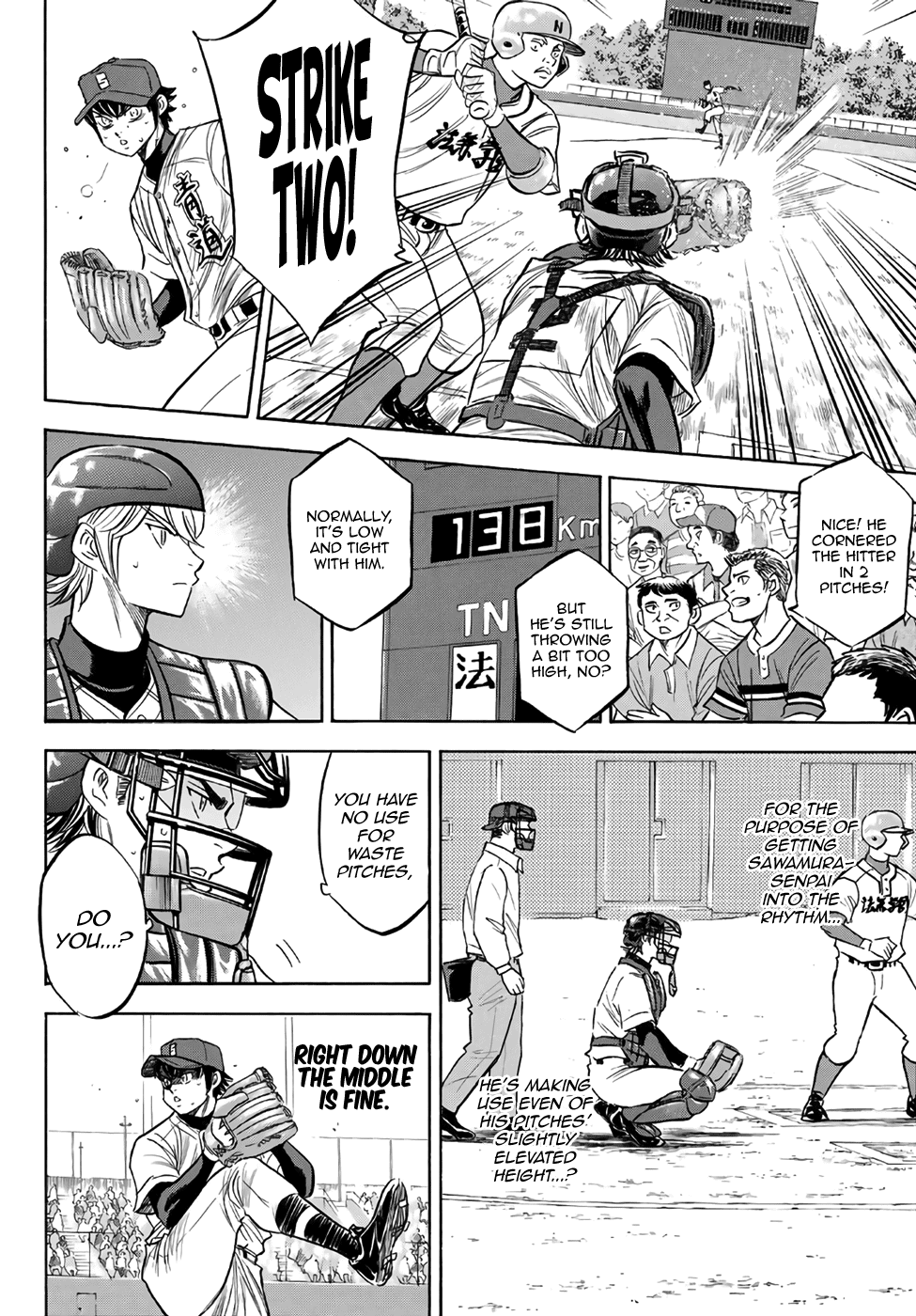 Daiya no A - Act II Chapter 190 page 10 - Chapter 190: The Same Amount