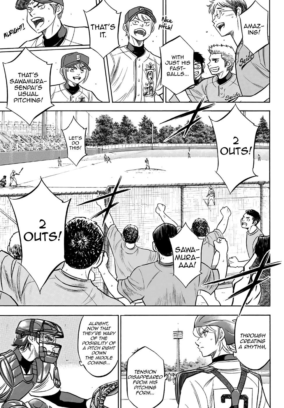 Daiya no A - Act II Chapter 190 page 13 - Chapter 190: The Same Amount