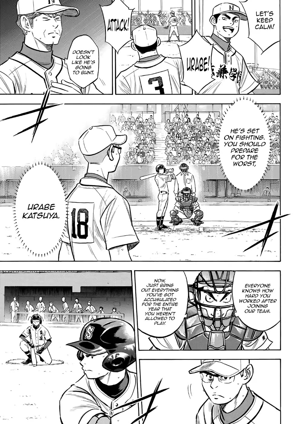 Daiya no A - Act II Chapter 192 page 3 - Chapter 192: Amount of Experience