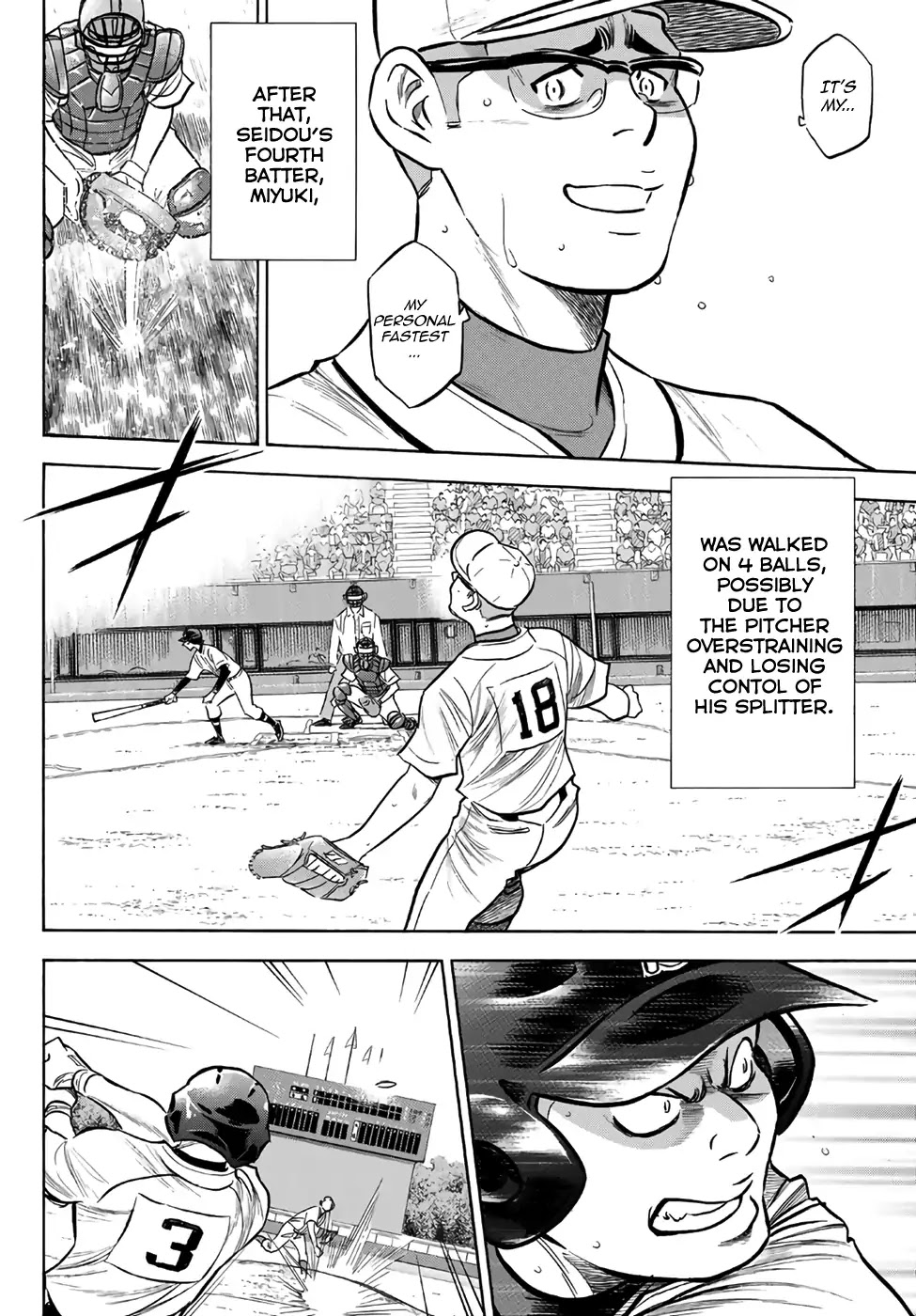 Daiya no A - Act II Chapter 192 page 9 - Chapter 192: Amount of Experience
