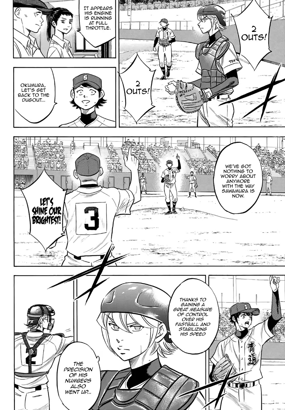 Daiya no A - Act II Chapter 194 page 14 - Chapter 194: Not Yet!