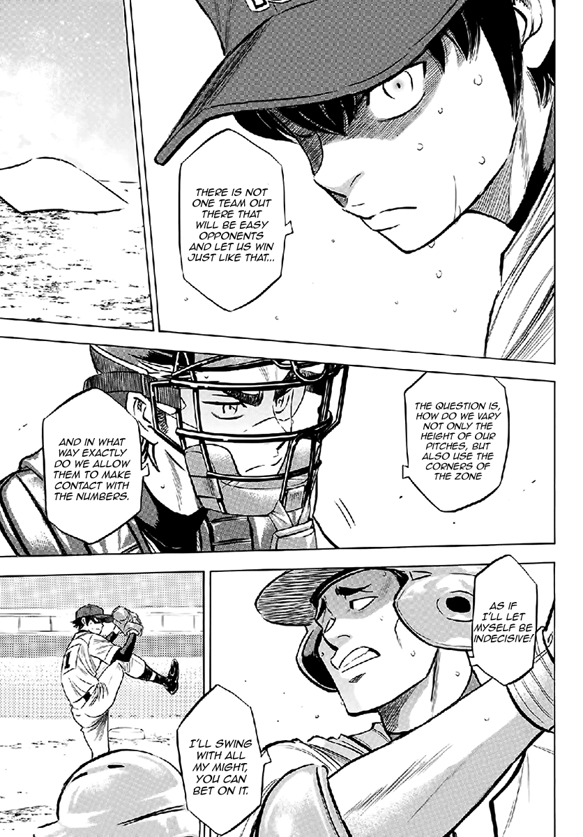 Daiya no A - Act II Chapter 195 page 15 - Chapter 195: That's what a pitcher's duty is
