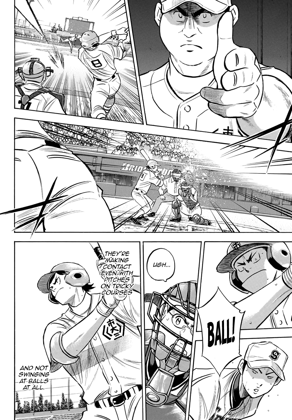 Daiya no A - Act II Chapter 201 page 12 - Chapter 201: The Strong Style