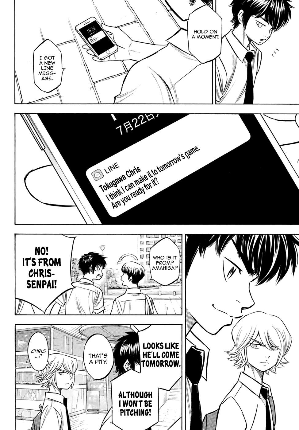 Daiya no A - Act II Chapter 203 page 4 - Chapter 203: Mentor Chris