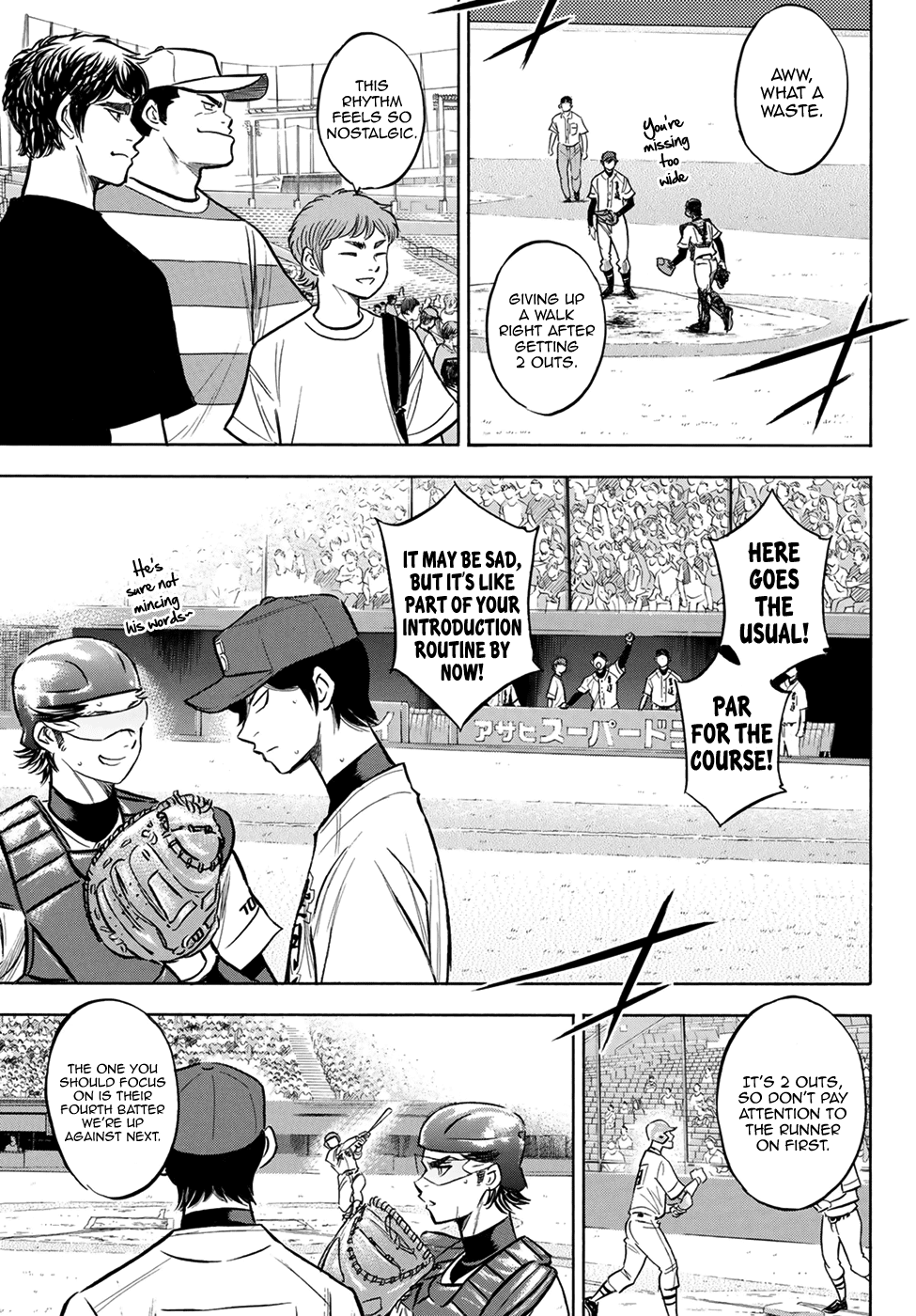 Daiya no A - Act II Chapter 205 page 7 - Chapter 205: The Reflection of the Dugout